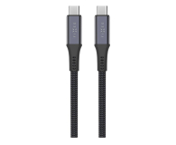 FIXED Pleciony Kabel USB-C/USB-C 1,2m USB4 gen2 4K/60Hz 240W gray FIXDBP-CC12-GR - 1342380 - zdjęcie 1